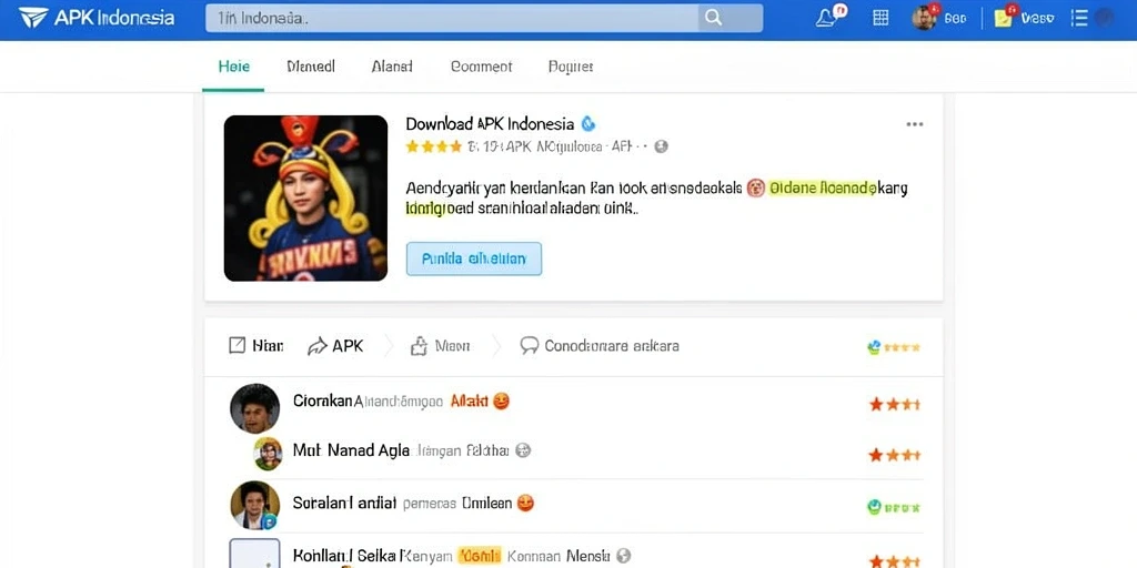Tampilan karakter yang menarik dan penuh warna.