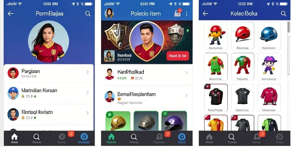 Tampilan level yang penuh warna dan menarik.