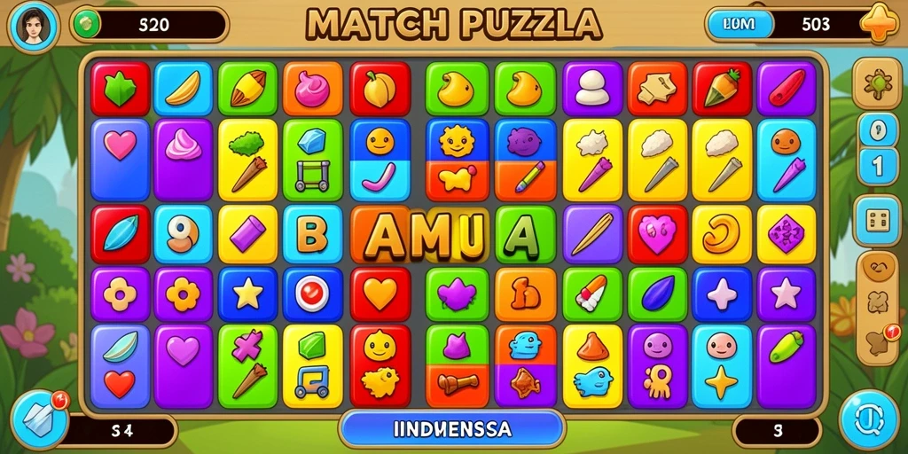 Tangkapan layar menampilkan karakter utama di level awal.